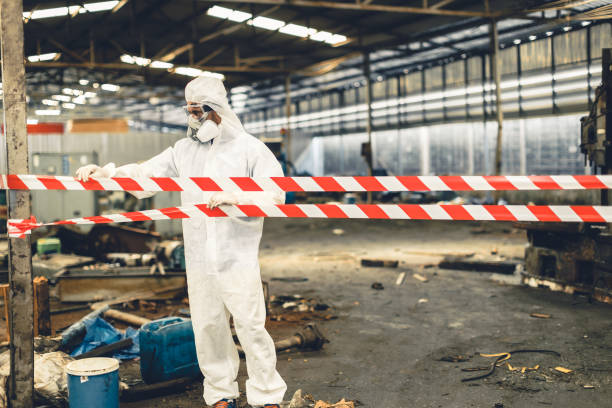 Professional Infectious Disease Decontamination technician working in Bellwood, PA